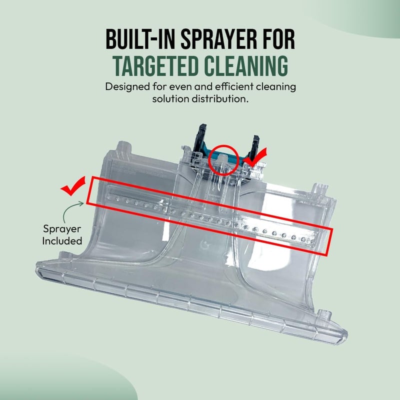 Selgo Upgraded Replacement Front Floor Nozzle and Sprayer Assembly for Hoover - Works for all 1st Generation Smartwash Models - OEM # 440012809 (With Sprayer) - Image 4